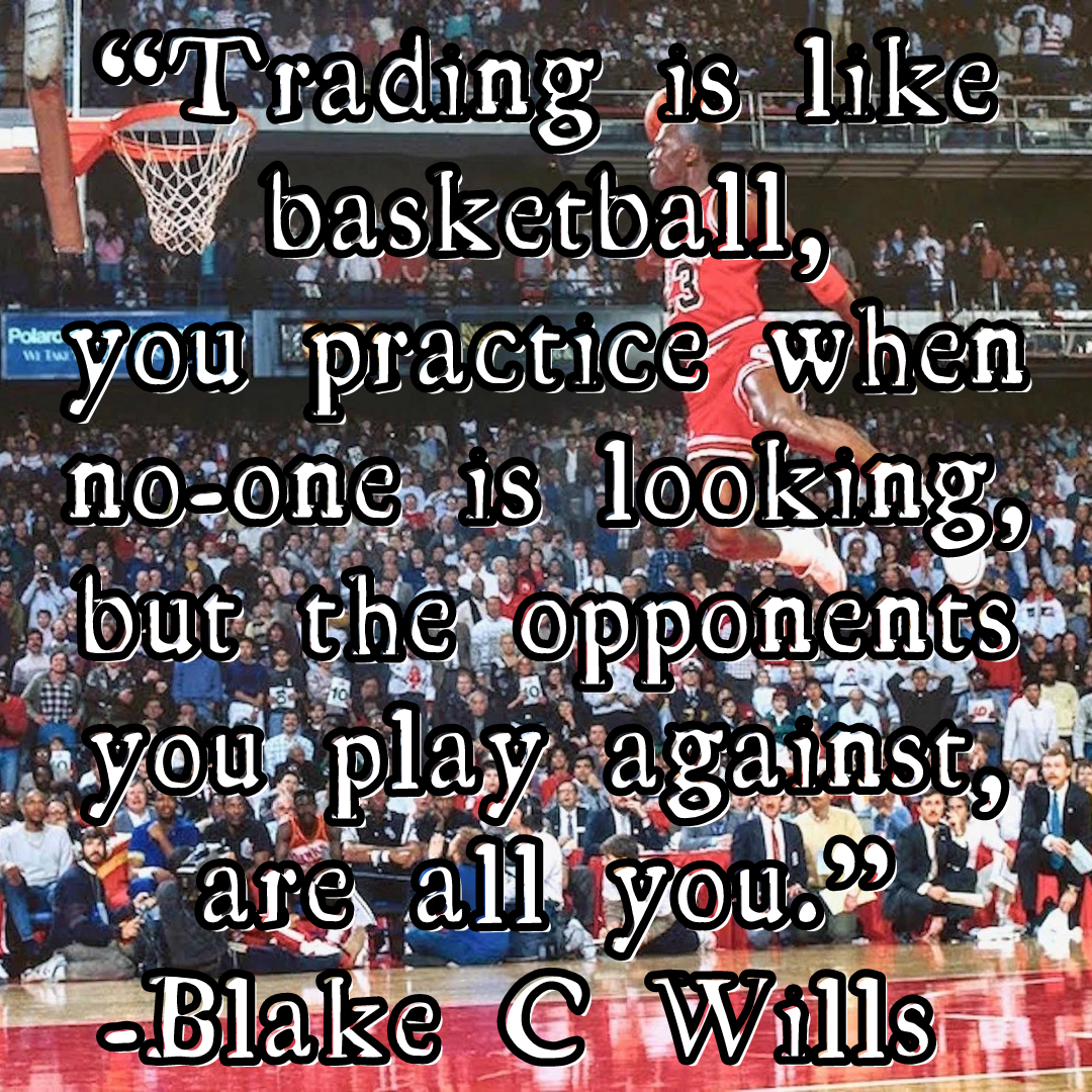 ICT Inner Circle Trader Michael Joe Huddleston Michael Jordan Trading is like basketball, you practice when no-one is looking, but the opponents you play against, are all you. Blake Wills